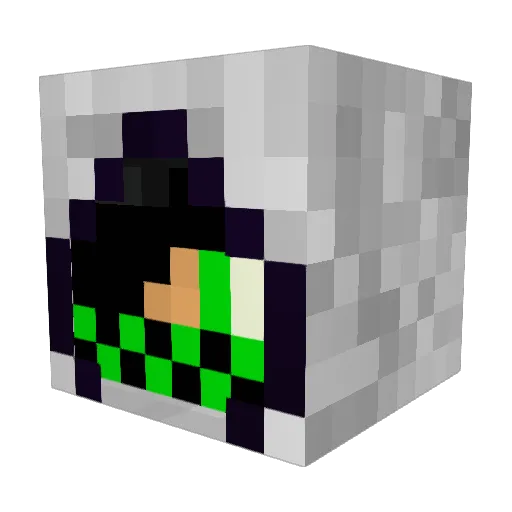 herren2001 Minecraft avatar head, 3D render