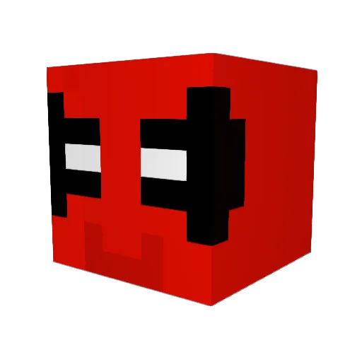 herroh7 Minecraft avatar head, 3D render