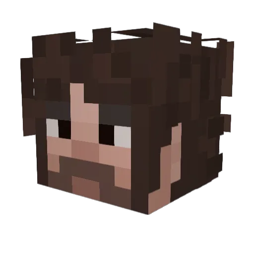 herschelsalad Minecraft avatar head, 3D render