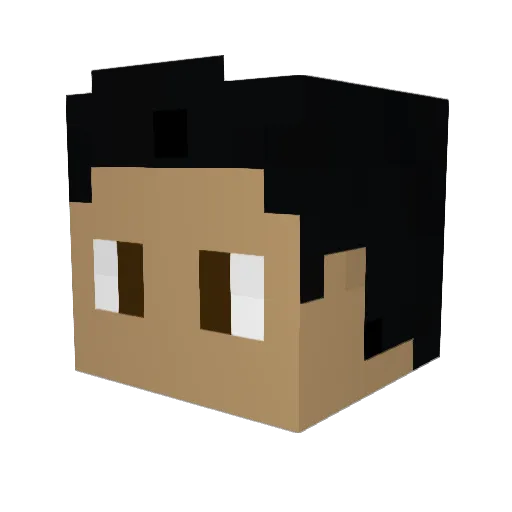 hersheyboy15 Minecraft avatar head, 3D render