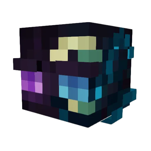 herypank Minecraft avatar head, 3D render