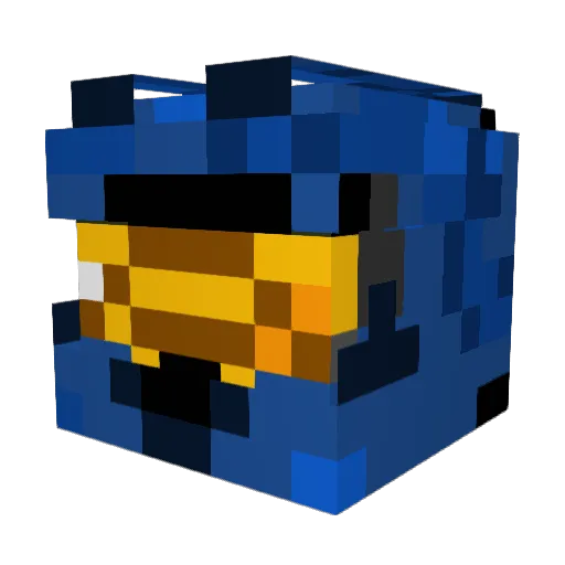 hesapirate Minecraft avatar head, 3D render