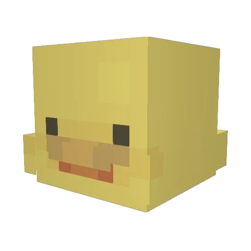 heseko13 Minecraft avatar head, 3D render
