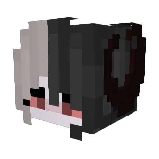 heselfel Minecraft avatar head, 3D render