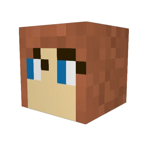 hess2337 Minecraft avatar head, 3D render