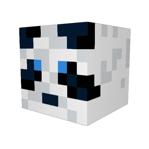het_thijsje13 Minecraft avatar head, 3D render