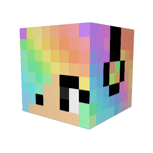 hetboefje030 Minecraft avatar head, 3D render