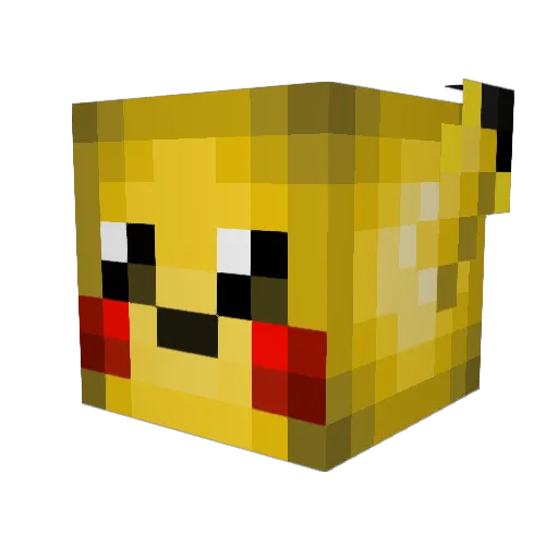 hetgamekanaal Minecraft avatar head, 3D render