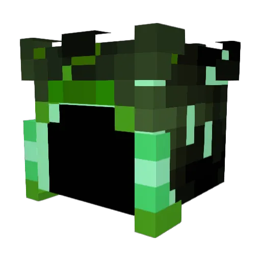 hevvi Minecraft avatar head, 3D render