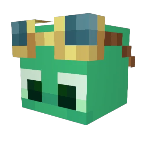hexadecirat Minecraft avatar head, 3D render
