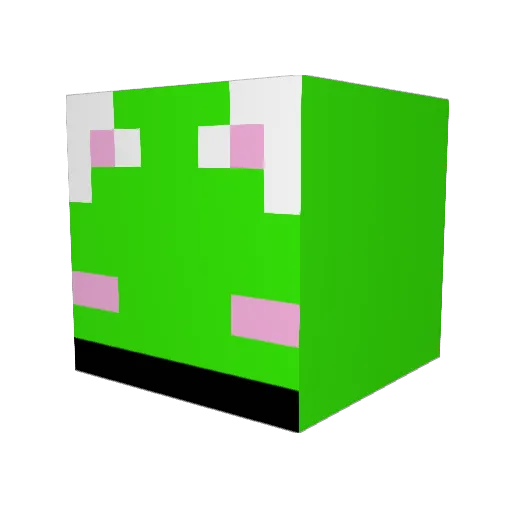 hexed2death2 Minecraft avatar head, 3D render