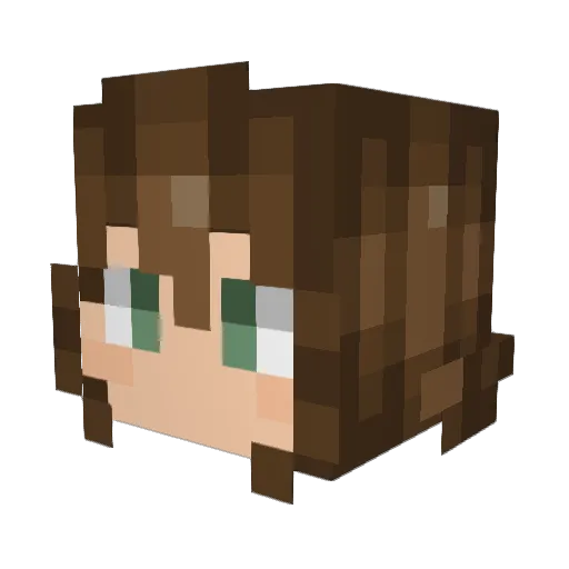hexedseraph Minecraft avatar head, 3D render