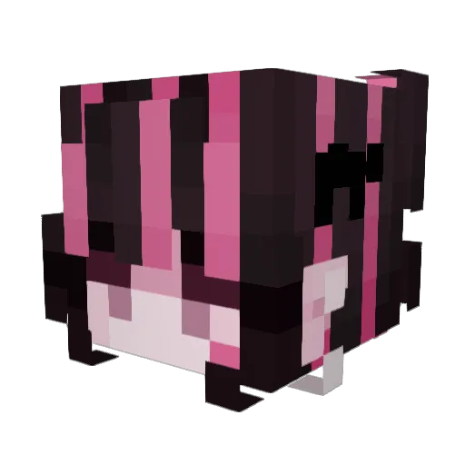 hexen_blut Minecraft avatar head, 3D render