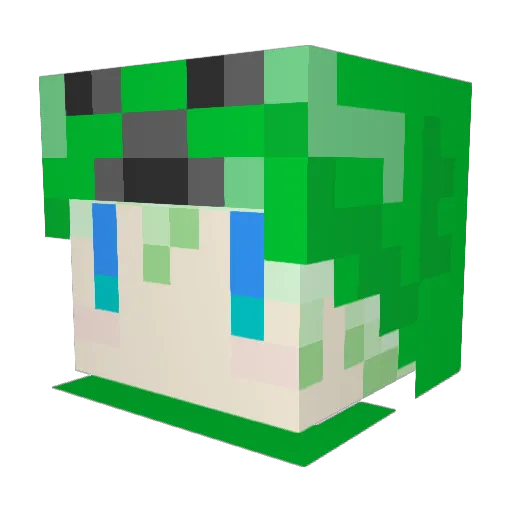 hexens21 Minecraft avatar head, 3D render