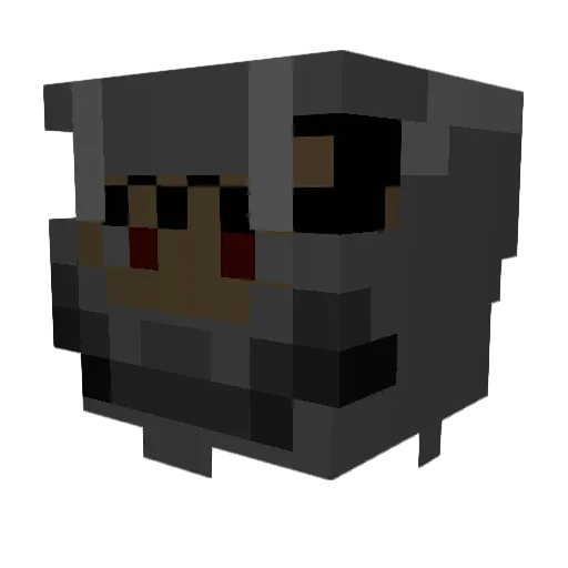 hexgg Minecraft avatar head, 3D render