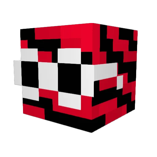heyBRBgaming Minecraft avatar head, 3D render