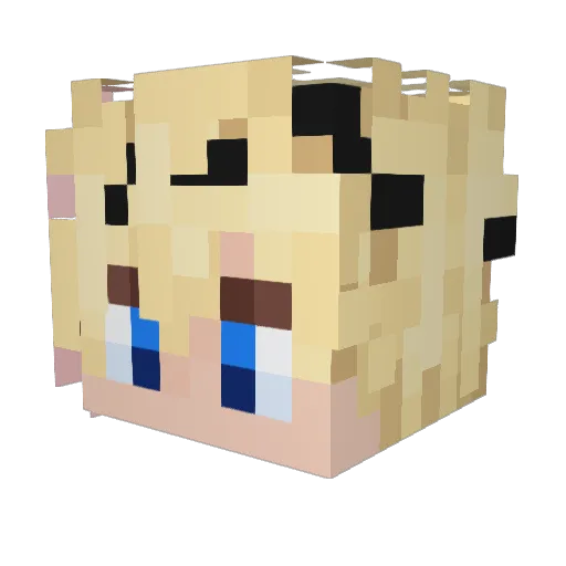 heyLeohere Minecraft avatar head, 3D render
