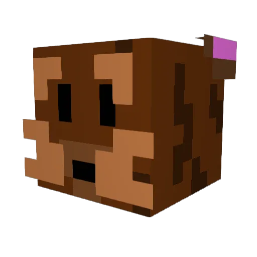 heyXx_ Minecraft avatar head, 3D render