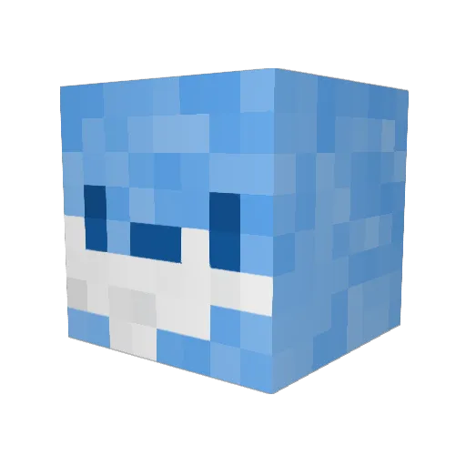 hey_Skys Minecraft avatar head, 3D render