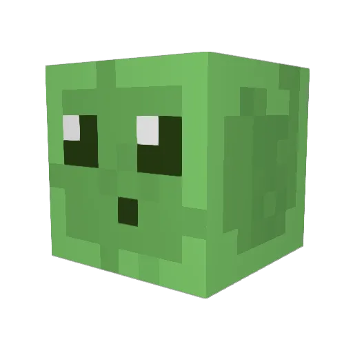 heyahamma Minecraft avatar head, 3D render