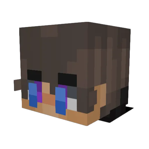 heyamleon Minecraft avatar head, 3D render