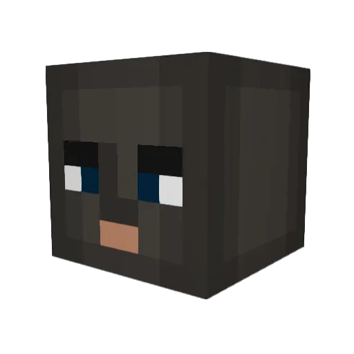 heybreezy Minecraft avatar head, 3D render