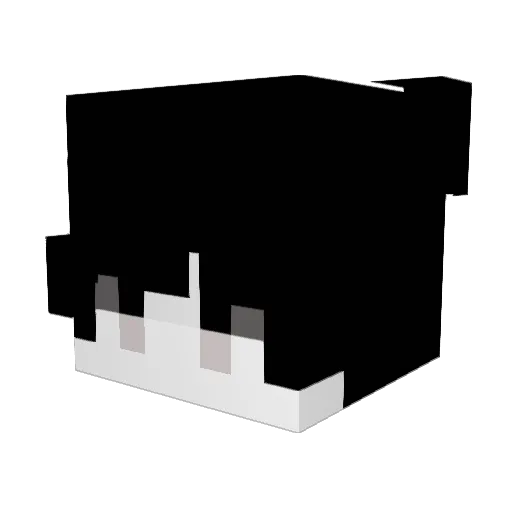 heyhachiii Minecraft avatar head, 3D render