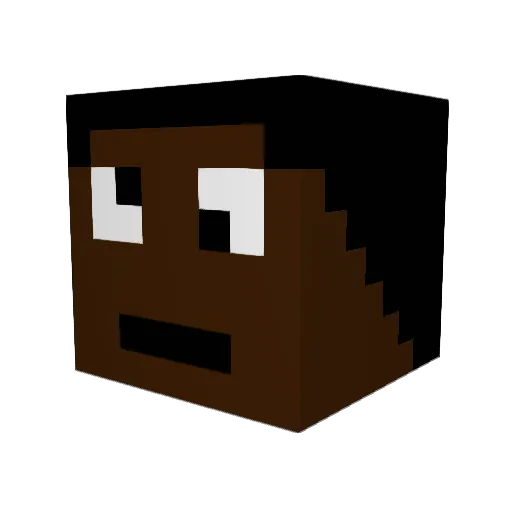 heyhey045 Minecraft avatar head, 3D render