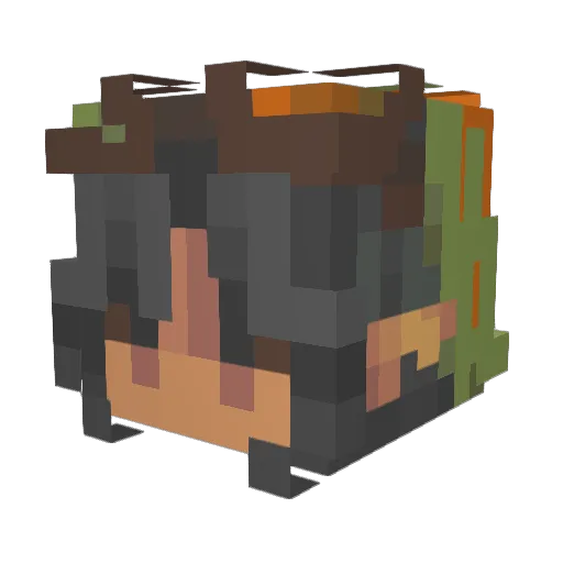 heyimbeatrice Minecraft avatar head, 3D render