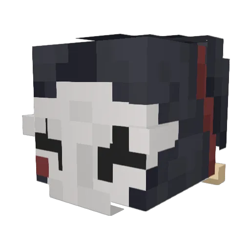 heyimceddy Minecraft avatar head, 3D render