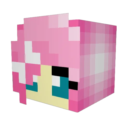 heyimkizi Minecraft avatar head, 3D render