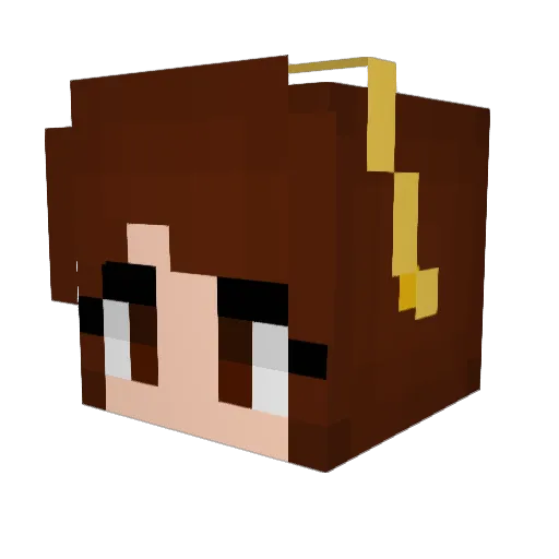 heyitseffy_ Minecraft avatar head, 3D render