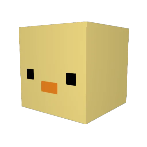 heyitsmefinn Minecraft avatar head, 3D render