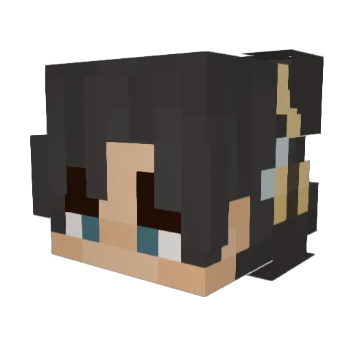 heyitsnic0 Minecraft avatar head, 3D render