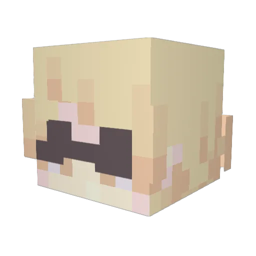 heyitz_tim Minecraft avatar head, 3D render