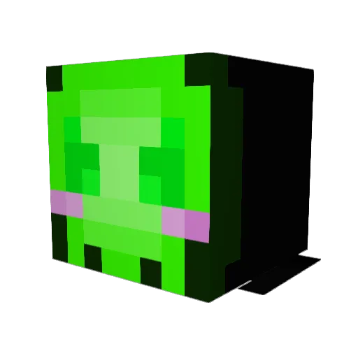 heykidoo Minecraft avatar head, 3D render