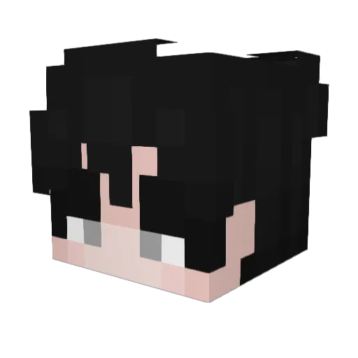 heykim Minecraft avatar head, 3D render