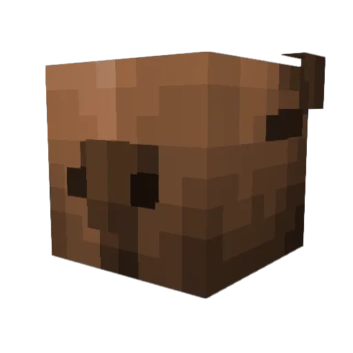 heyobb Minecraft avatar head, 3D render