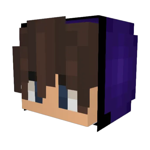 heyphil Minecraft avatar head, 3D render