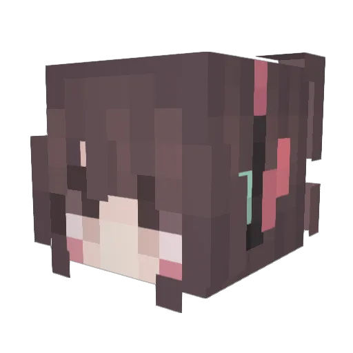 heysocks Minecraft avatar head, 3D render