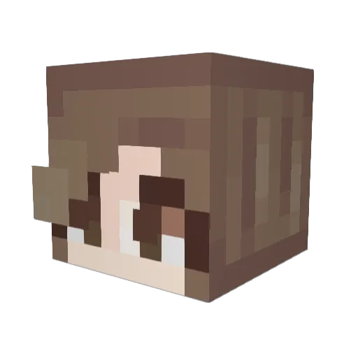 heyyohaley Minecraft avatar head, 3D render