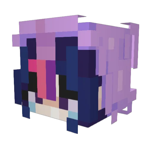 heyysaria Minecraft avatar head, 3D render