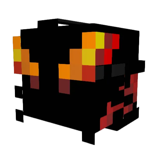 hezi001 Minecraft avatar head, 3D render