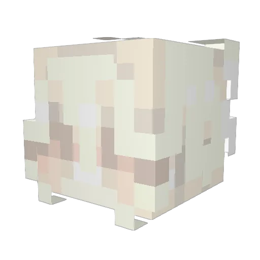 heziyiyi Minecraft avatar head, 3D render