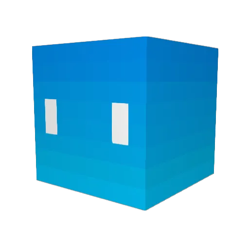 hfashdf83cnj4932 Minecraft avatar head, 3D render