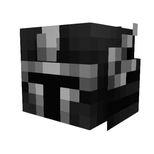 hgtes Minecraft avatar head, 3D render