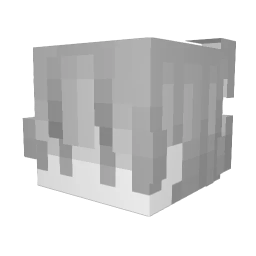 hhayzen Minecraft avatar head, 3D render
