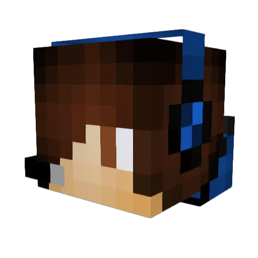 hhhiiimmm Minecraft avatar head, 3D render
