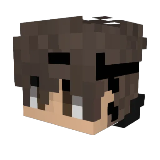 hhhuuuaaa111 Minecraft avatar head, 3D render