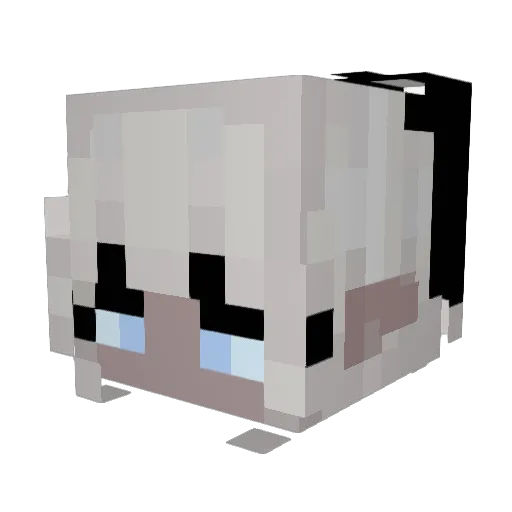 hhickey Minecraft avatar head, 3D render